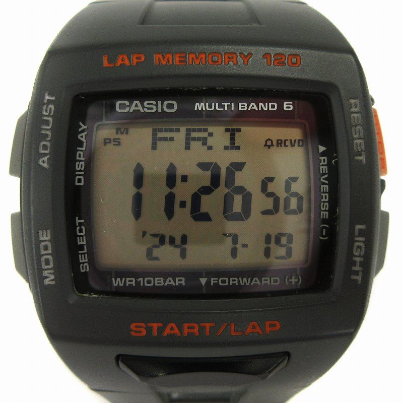CASIO MULTIBAND 6 デジタル腕時計 カシオ CASIO 電波ソーラー腕時計マルチバンド6☆世界6エリアで