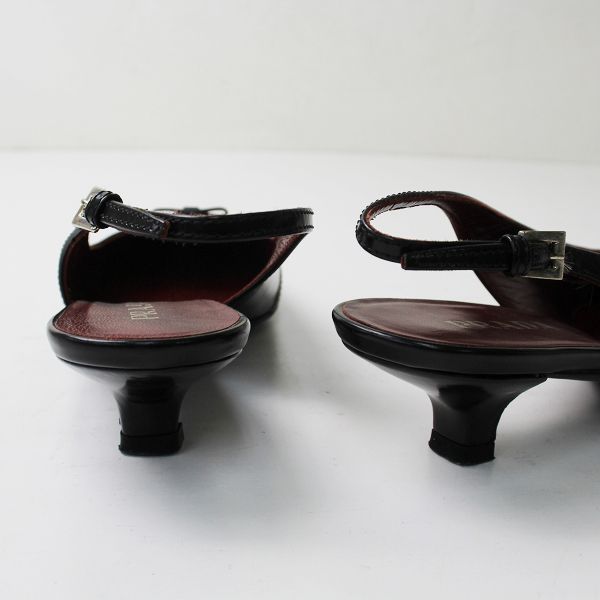 美品✨PRADA ミュール バックストラップ サンダル ヒール ロゴ 23.5 美品✨PRADA ミュール バックストラップ サンダル ヒール ロゴ 23.5