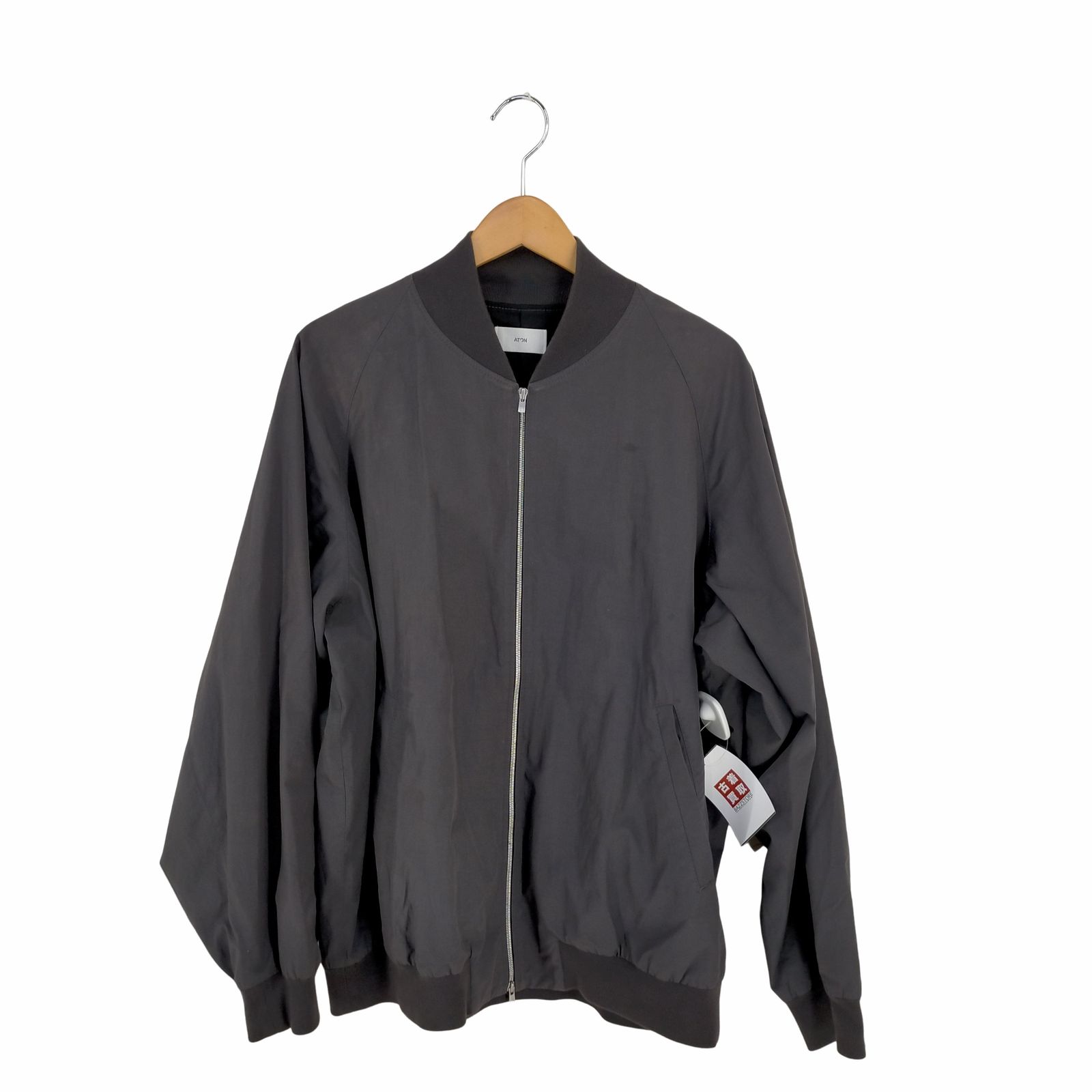 ATON エイトン /KYOTO TSURIZOME FLIGHT JACKET ATON / エイトン】KYOTO TSURIZOME COTTON FLIGHT JACKET