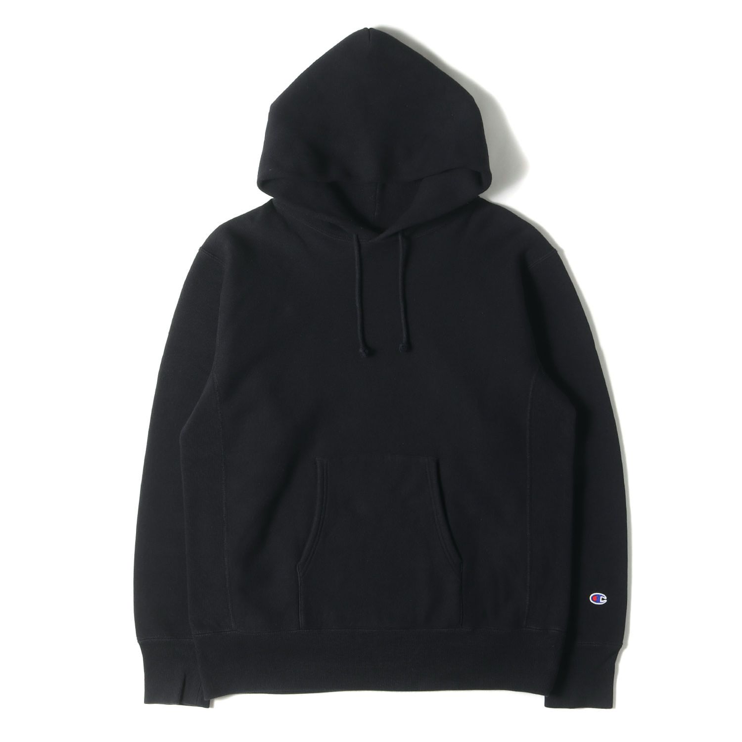 Champion チャンピオン パーカー ブラック 黒 サイズ:XL | 単色