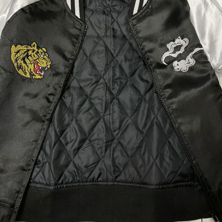 KIDS 横須賀発祥 スカジャン 横須賀ジャンパー SUKAJAN 中綿入り Tiger