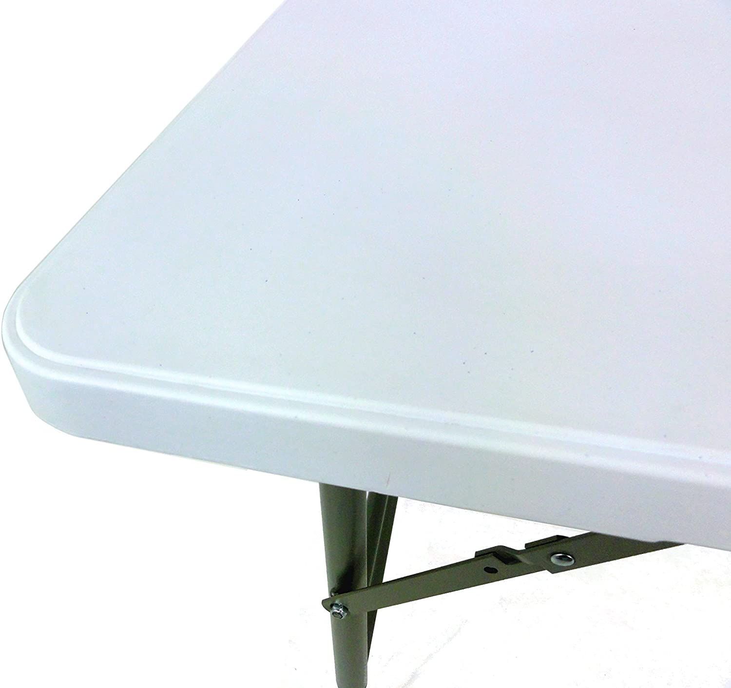超便利！天板が強化プラスチックの折りたたみ作業テーブル持ち運びアウトドア　送料込