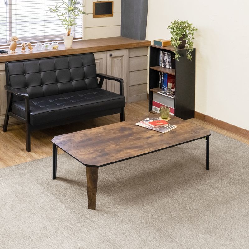 PARKER　折脚テーブル　120×60 ブラウン PARKER 折脚テーブル 120×60 ヴィンテージブラウン