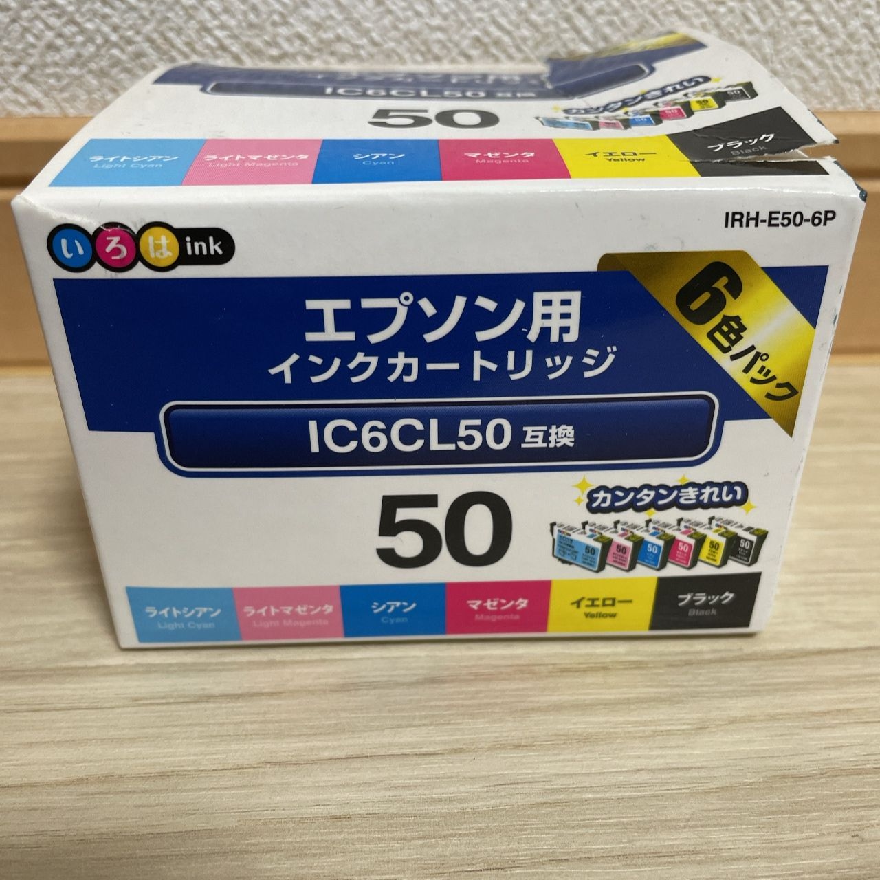 EPSON エプソン インクカートリッジ IC6CL50互換 いろはインク