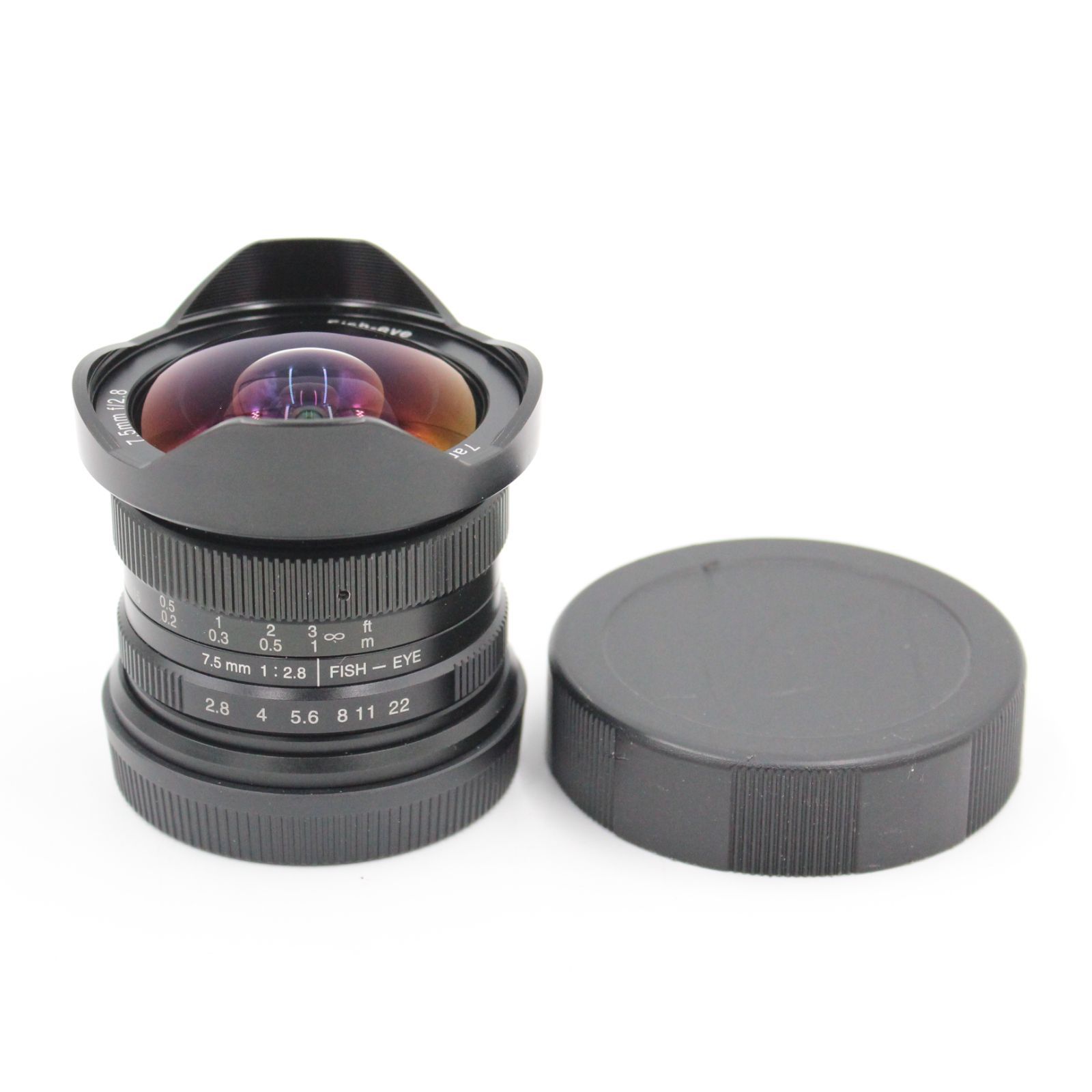 F2.8 7.5mm 7Artisans 七工匠 II Fish-eye FISH-EYE | ED ブラック E