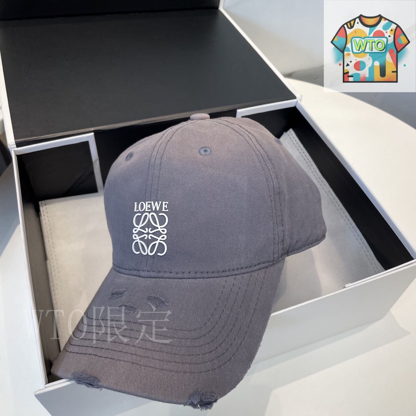 LOEWE キャップ ロエベ（LOEWE）グラデーション ベースボールキャップ07-ZR66