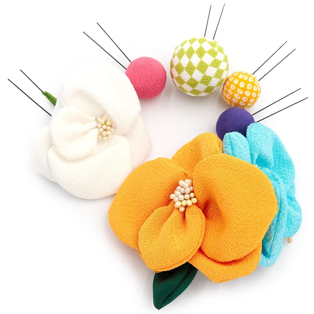 c*a様 七五三 七五三髪飾り ヘッドドレス 着物髪飾り リメイク髪飾り