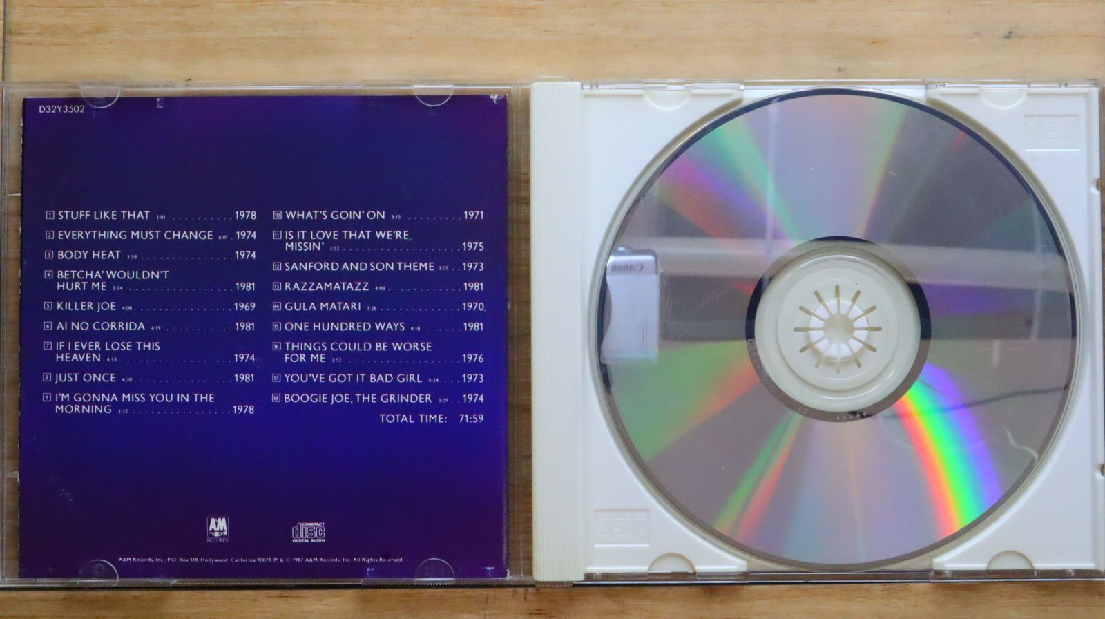 国内盤CD☆クインシー・ジョーンズ/Quincy Jones□ クインシー