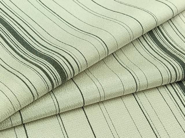 平和屋着物▽本塩沢　単衣　縞　正絹　逸品　AAAY9435jh 平和屋着物▽本塩沢 単衣 縞 正絹 逸品 AAAY9435jh 平和屋オンライン｜