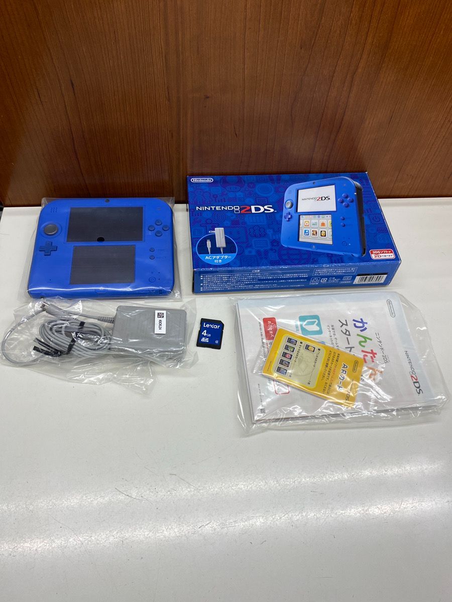 ニンテンドー2DS ブルー 本体＋SDカード4GB Amazon.co.jp: DS ニンテンドー2DS 本体 ブルー（箱説・充電器