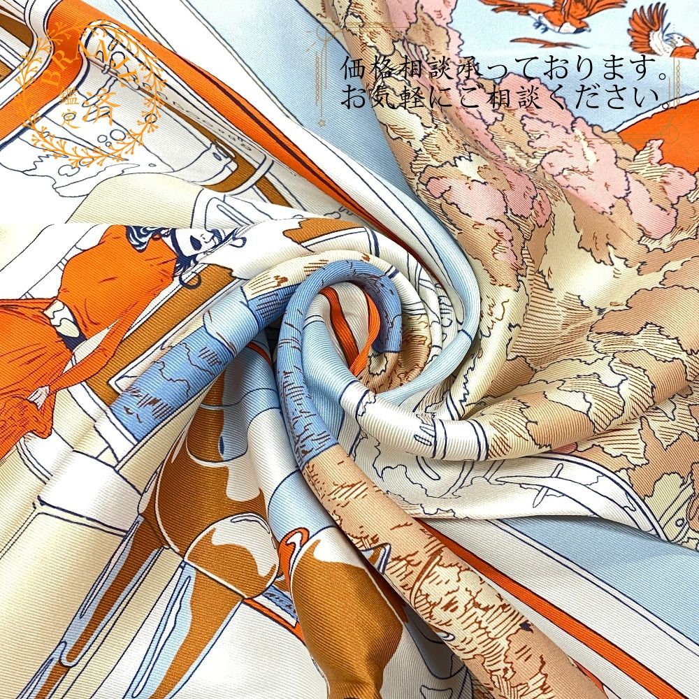 エルメス ランデブー・ギャラン カレ70 スカーフ