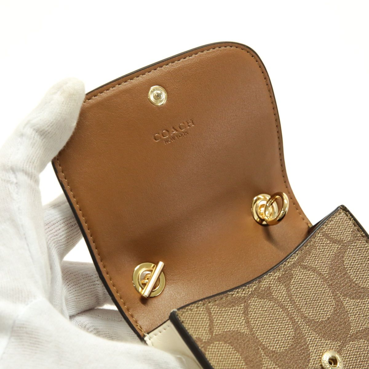 コーチ COACH ノース サウス フォーン クロスボディ シグネチャー  