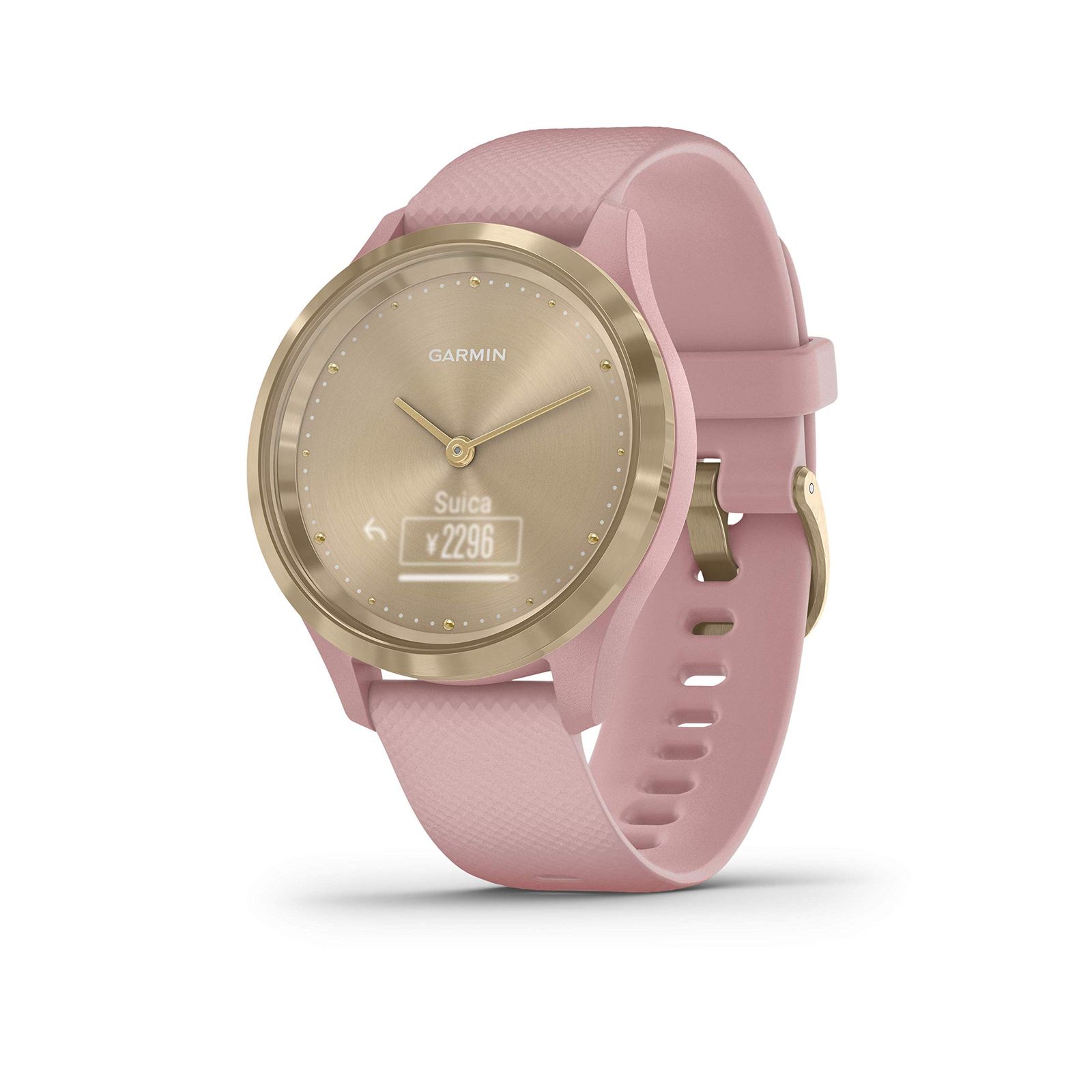 GARMIN vivomove 3S 心拍計 Dust Rose / Light Gold 010-02238-71 [ダストローズ/ライトゴールド]