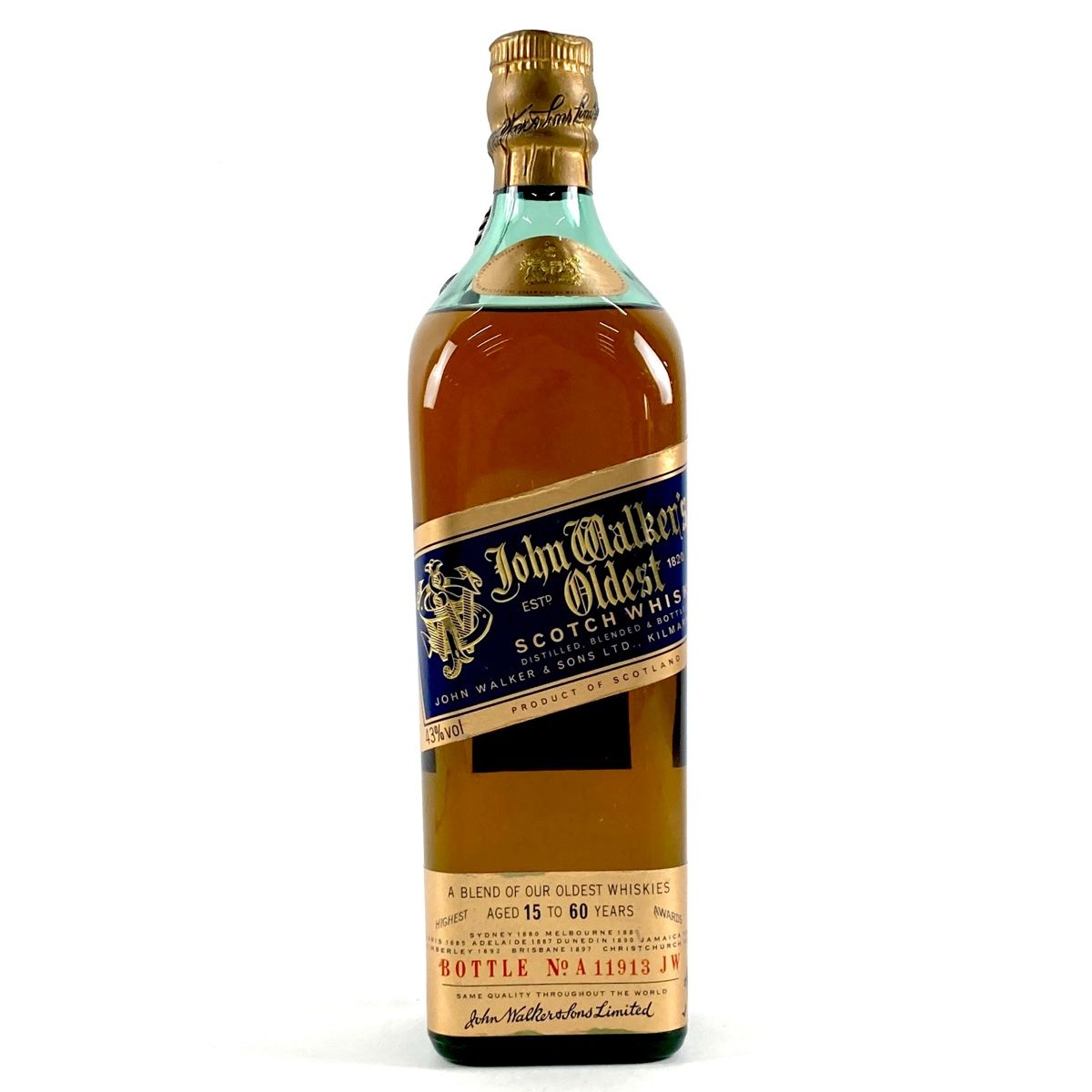 ジョニーウォーカー JOHNNIE WALKER ブルーラベル オールデスト