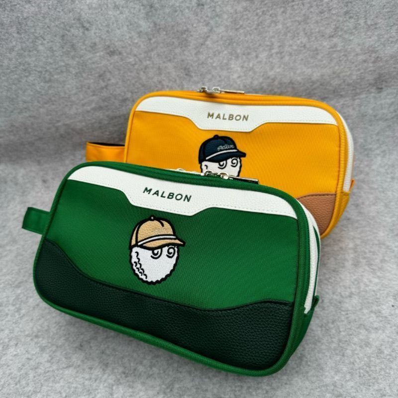 マルボンゴルフ MALBON GOLF ダブルポケット ポーチ 財布 収納
