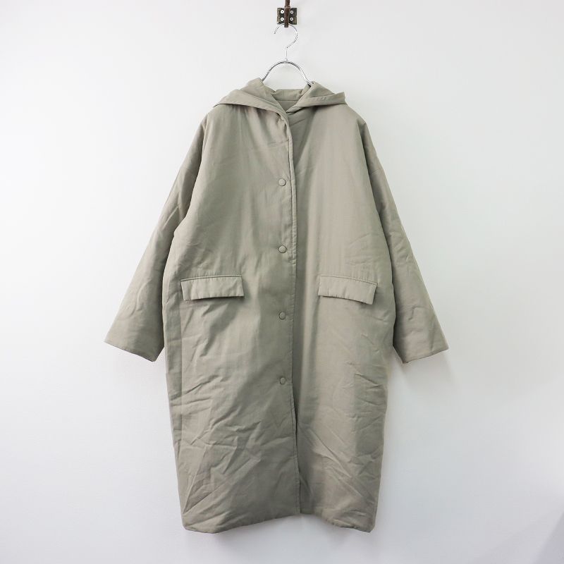 エヴァムエヴァ evam eva 美品 2021AW padding hooded long coat