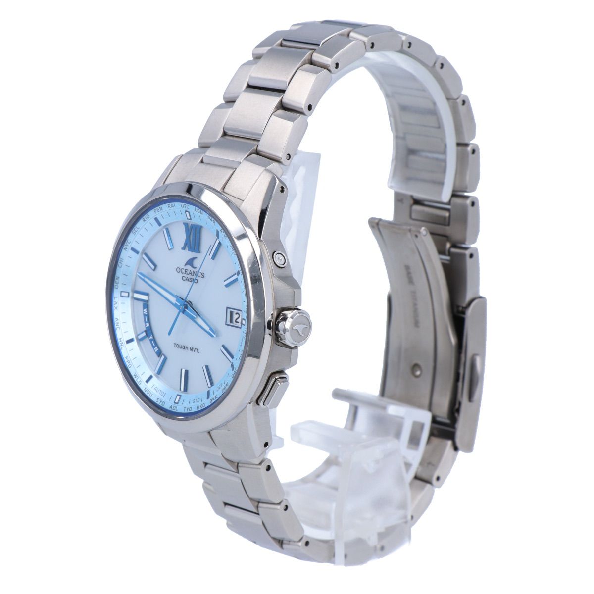 CASIO】 カシオ オシアナス OCW-T150-2AJF 41mm 電波ソーラー タフ 