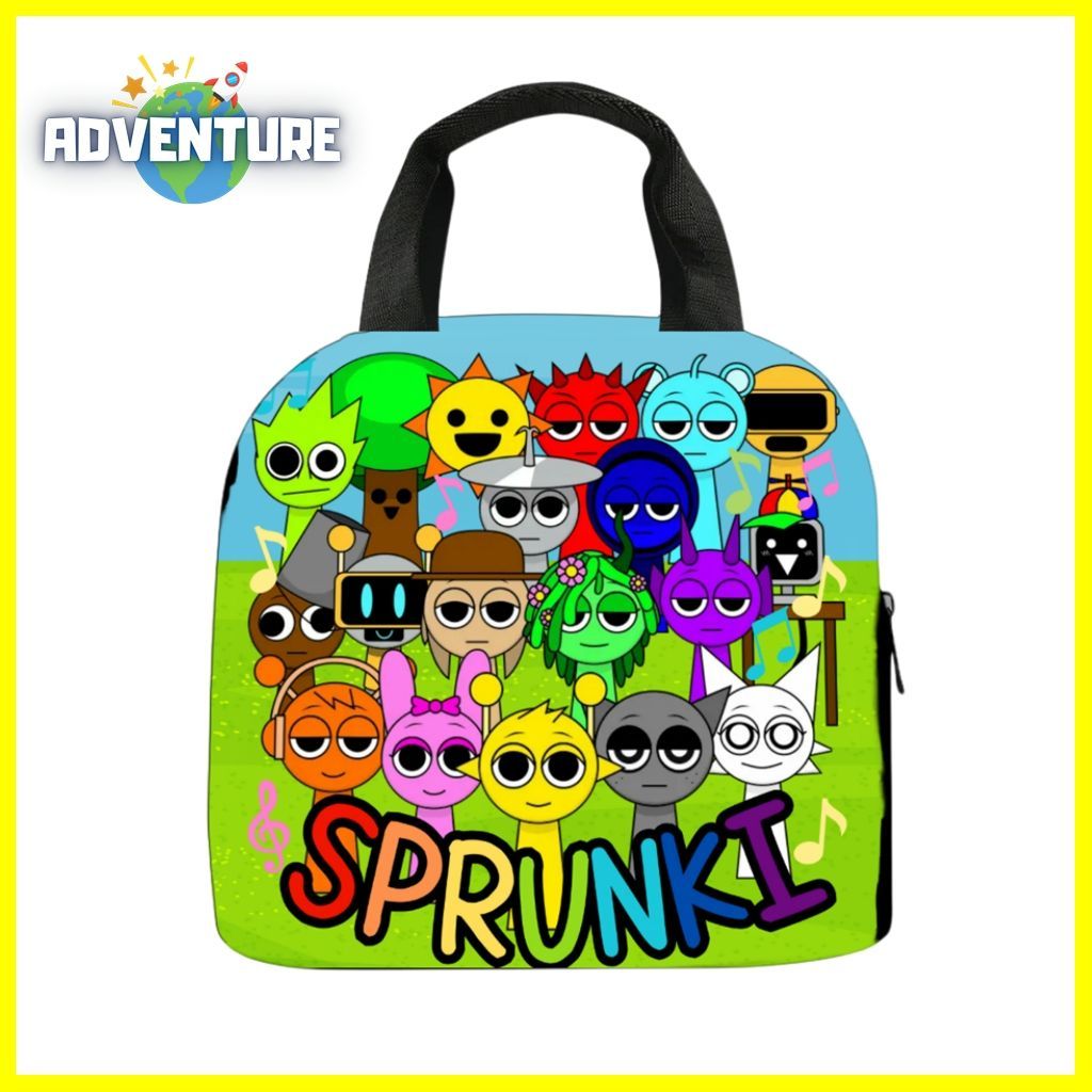 spurunki スプランキーお弁当袋ランチ保冷バッグ防水キッズ保温トートバッグ sprunki スプランキー インクレディブル お弁当袋ランチ保冷バッグ防水