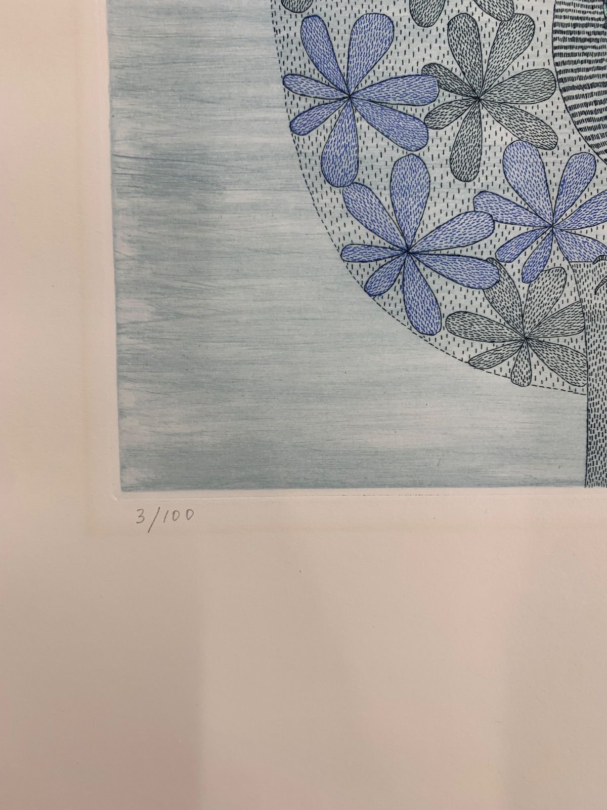 有元 利夫 【Print130】 銅版画132/270 夭折の天才画家・有元利夫の銅