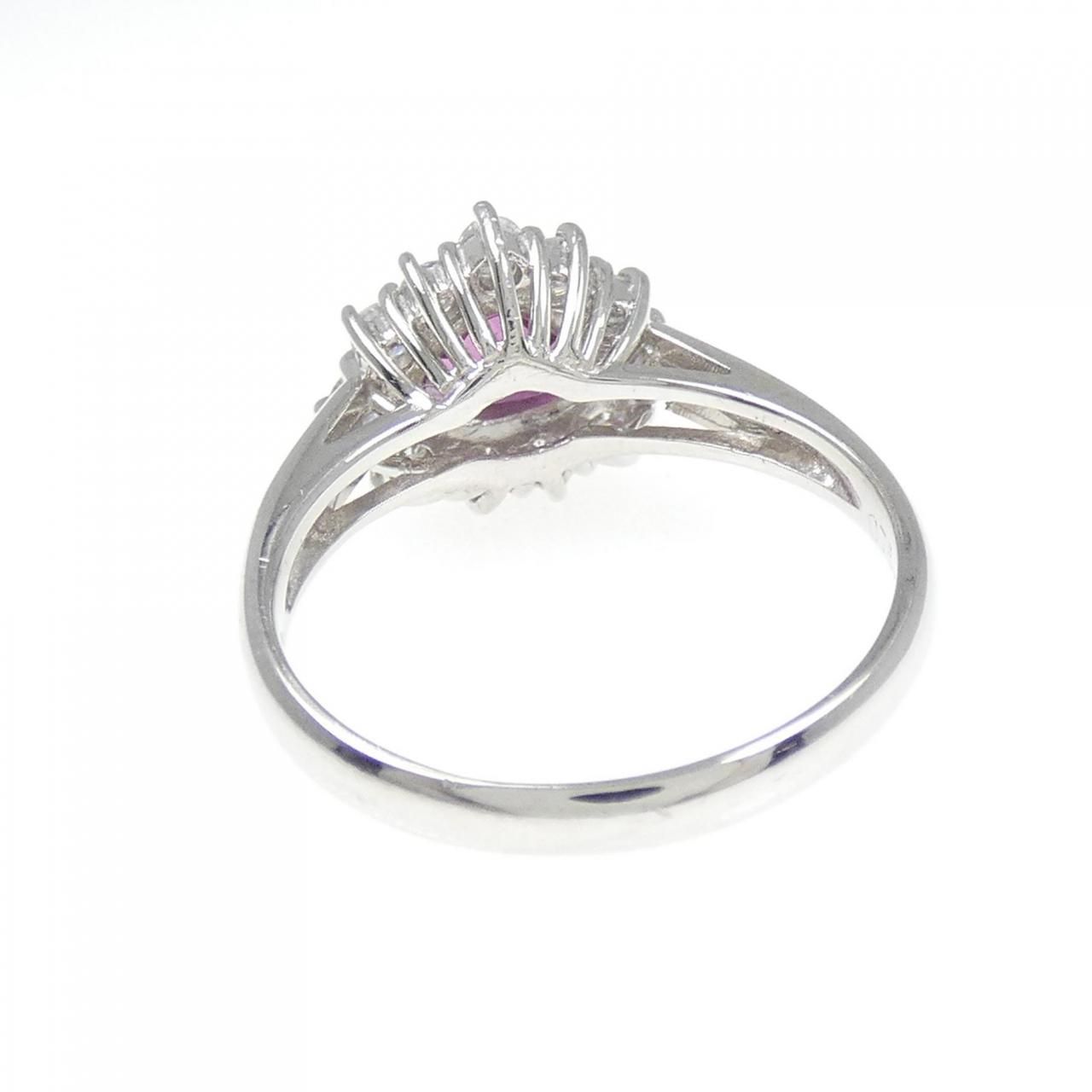 PT850 ルビー リング 0.78CT - メルカリ
