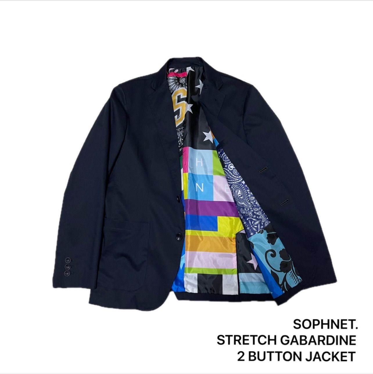 ○美品○ SOPHNET. ・ソフネット○2017SS・STRETCH GABARDINE 2 BUTTON