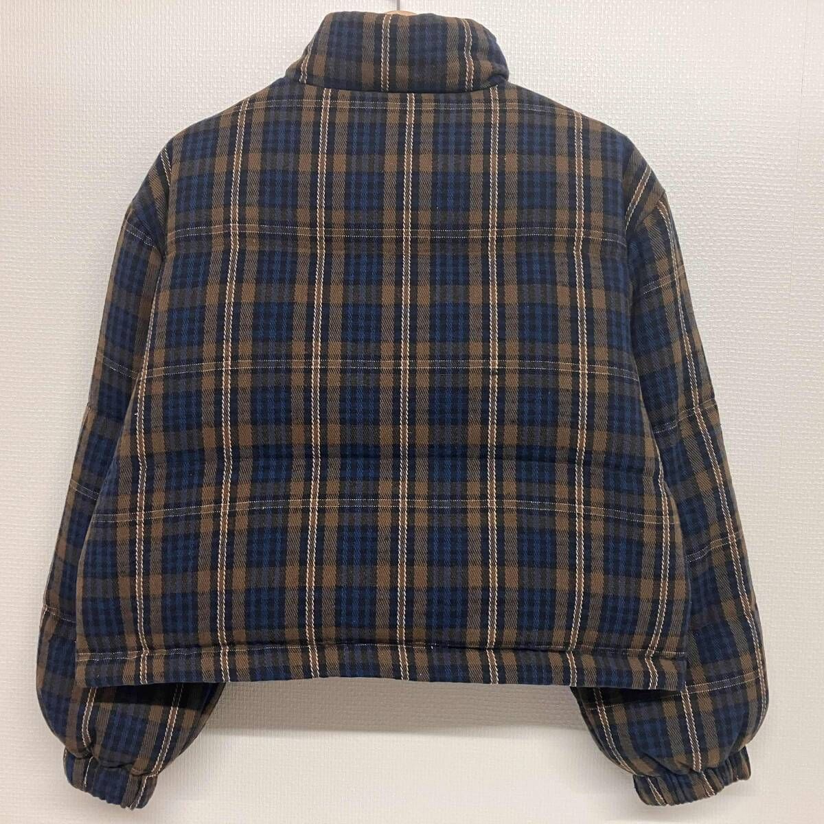 Fano Studios ショート丈チェック柄PUFFA ダウンジャケット M Fano