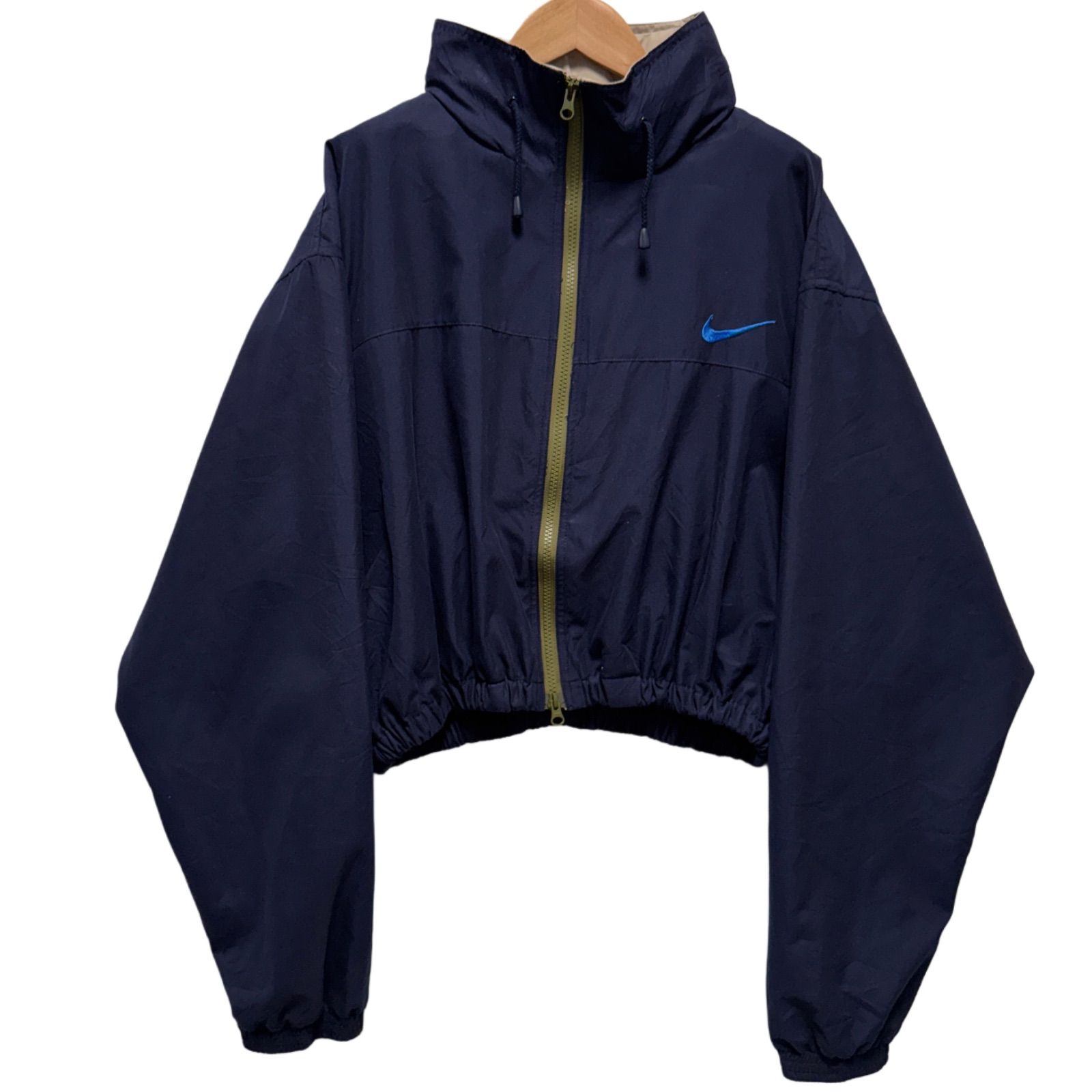90s USA製 銀タグ ナイキ NIKE クロップドジャケット XLサイズ 