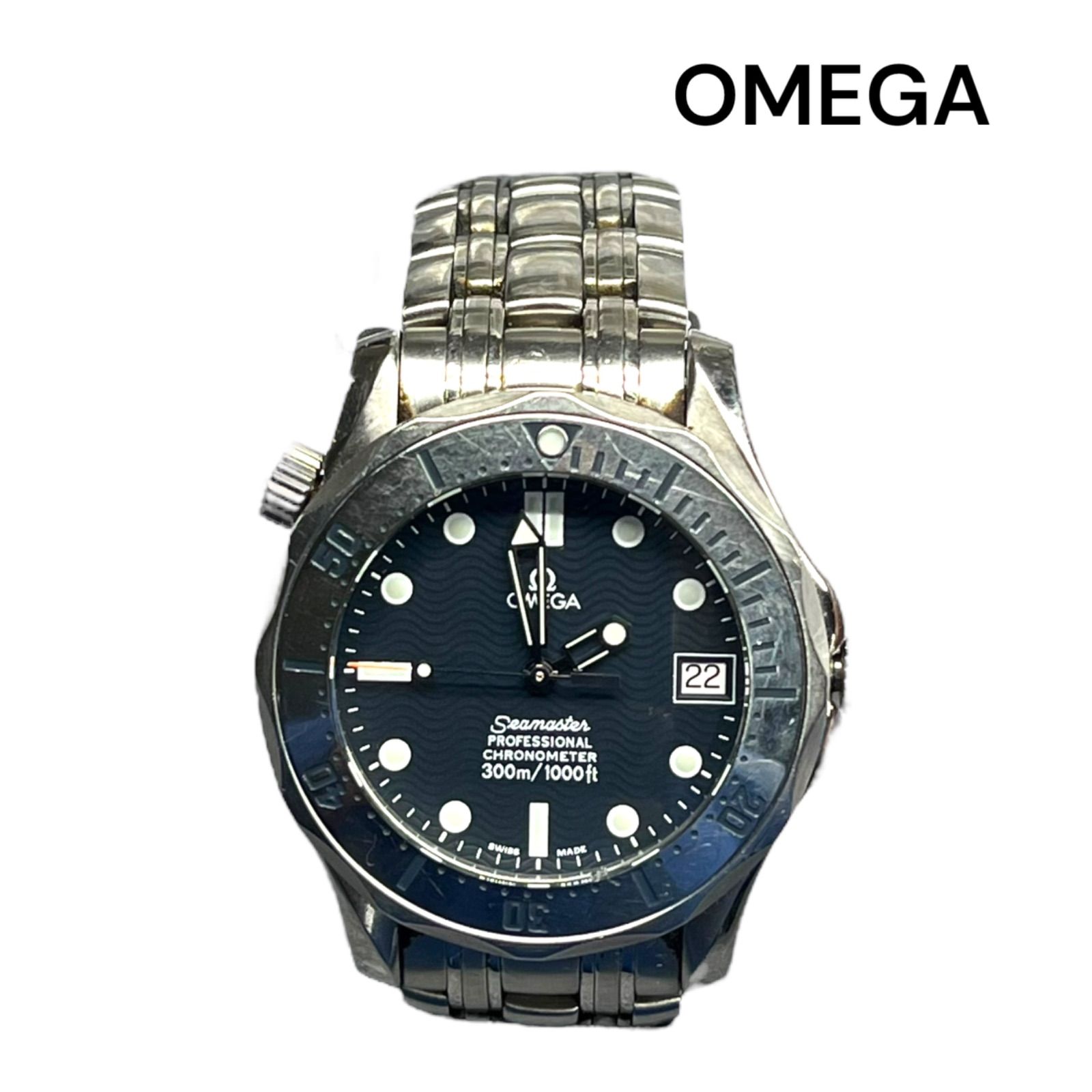 オメガ OMEGA 腕時計 リューズ小不良 デイト プロフェッショナル シーマスター 自動巻き メンズ S5P328