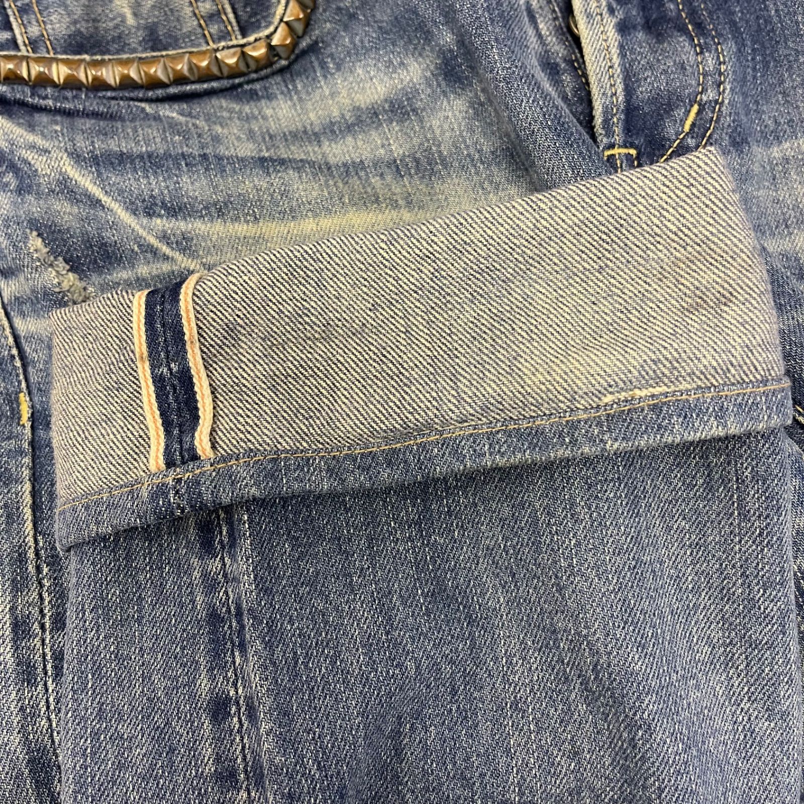 HYSTERIC GLAMOUR 0241AP12 HRLR加工 セルビッチ HYSTERIC GLAMOUR ヒステリックグラマー デニムパンツ 0241AP12