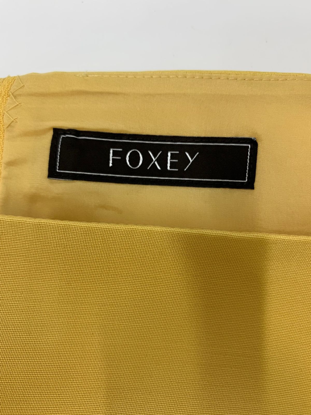 フォクシーブティック Claudette Dress 42326 ワンピース 38 イエロー