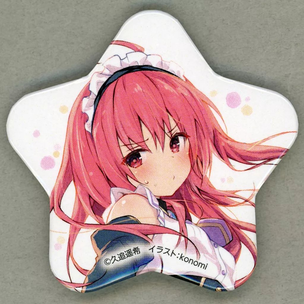 中古】バッジ・ピンズ 彩園寺更紗(メイド服) 星形缶バッジ