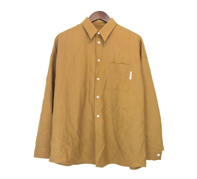マルニ MARNI23SS 【 CUMU0061A1 TW839 】 ウールトロピカルシャツ　n7904