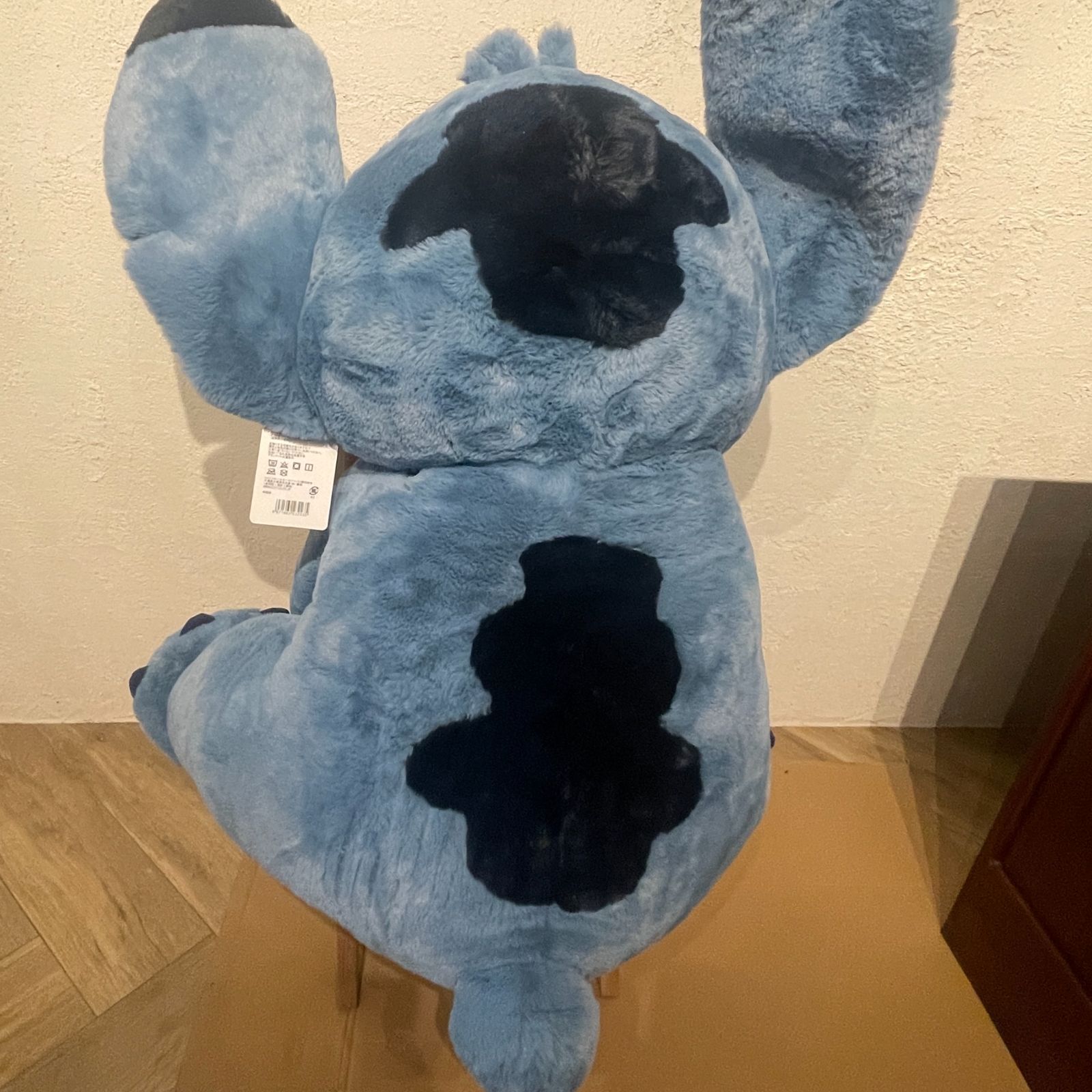 あ*い様 スティッチ ぬいぐるみ ディズニー　コストコ　特大サイズ　ブランケット コストコで大人気の特大スティッチぬいぐるみをGetして付いてき