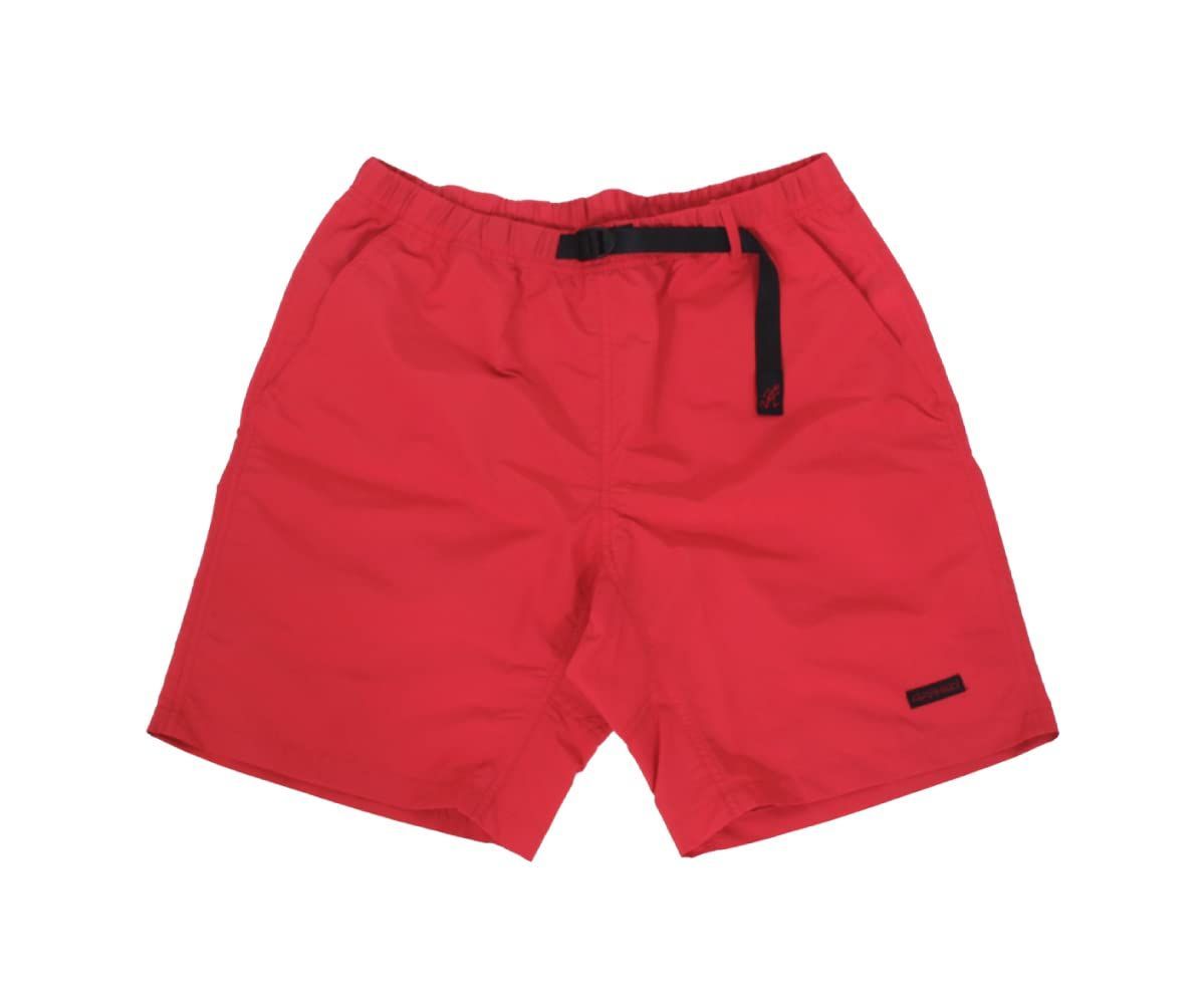 S_RED：レッド (グラミチ)GRAMICCI シェルパッカブルショーツ メンズ SHELL PACKABLE SHORTS G2SM-P024 (S， RED：レッド)