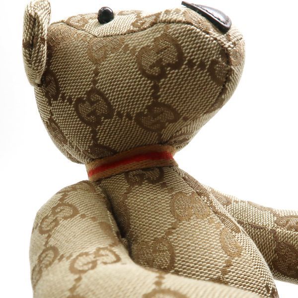 GUCCI テディベア GGキャンバス ぬいぐるみ ベージュ くま 美品 新品