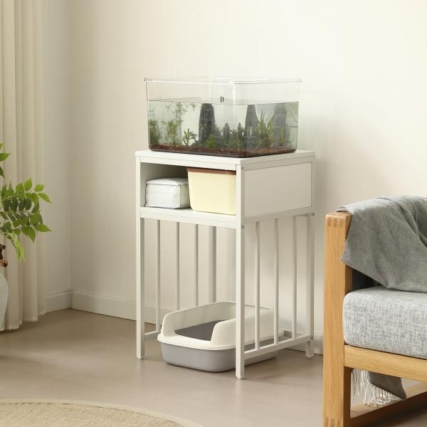 水槽台 水槽スタンド 45*40cm 耐荷重100kg 二段収納棚 幅45cm 水槽台 45cm 水槽ラック タワー 水槽スタンド 45m*40cm 耐荷重