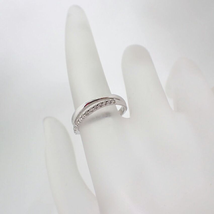 ヴァンドーム K18WG ダイヤモンド リング /9号/g502-45 - メルカリ 