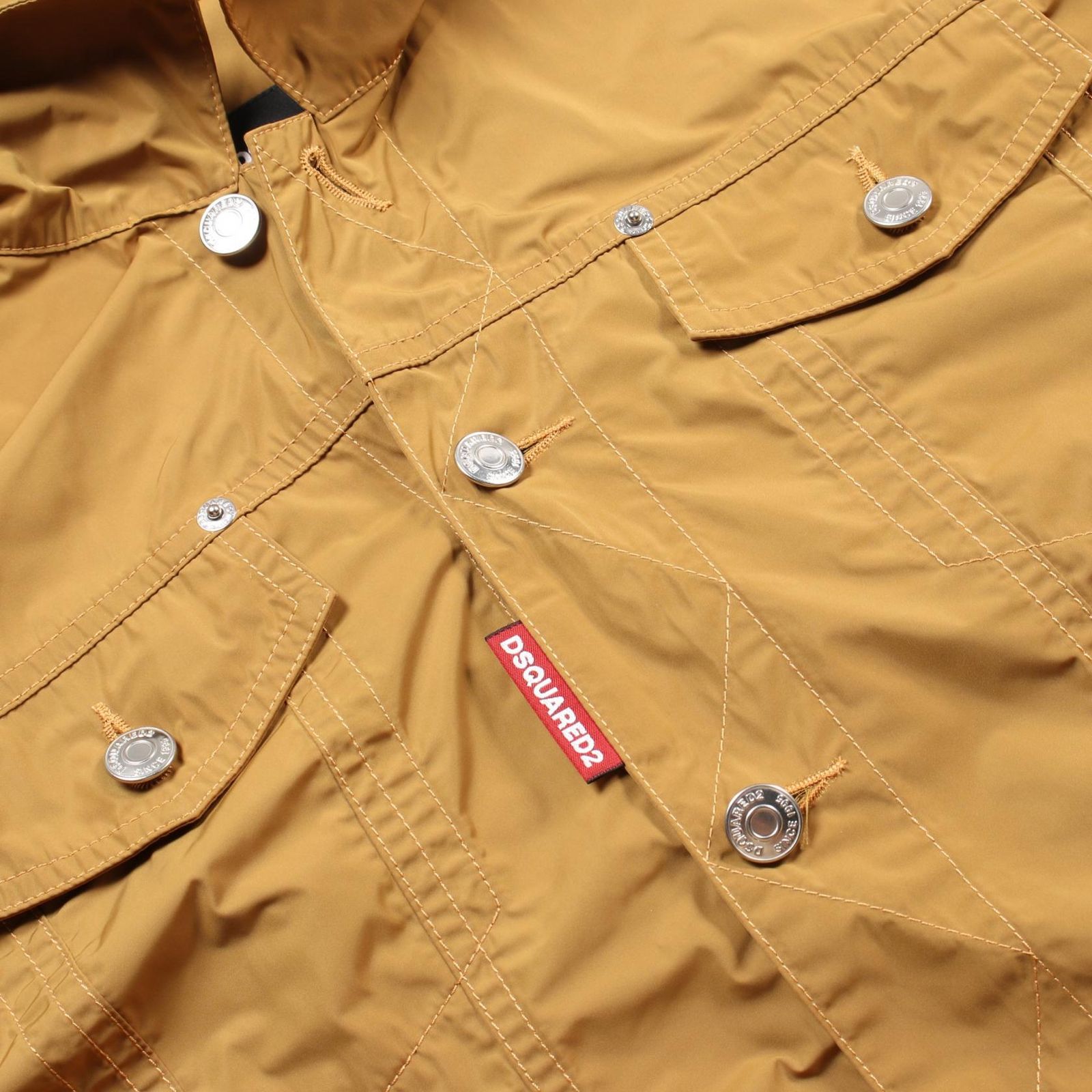 ディースクエアード TAFF DAN JEAN JACKET Gジャンデザイン ナイロン 