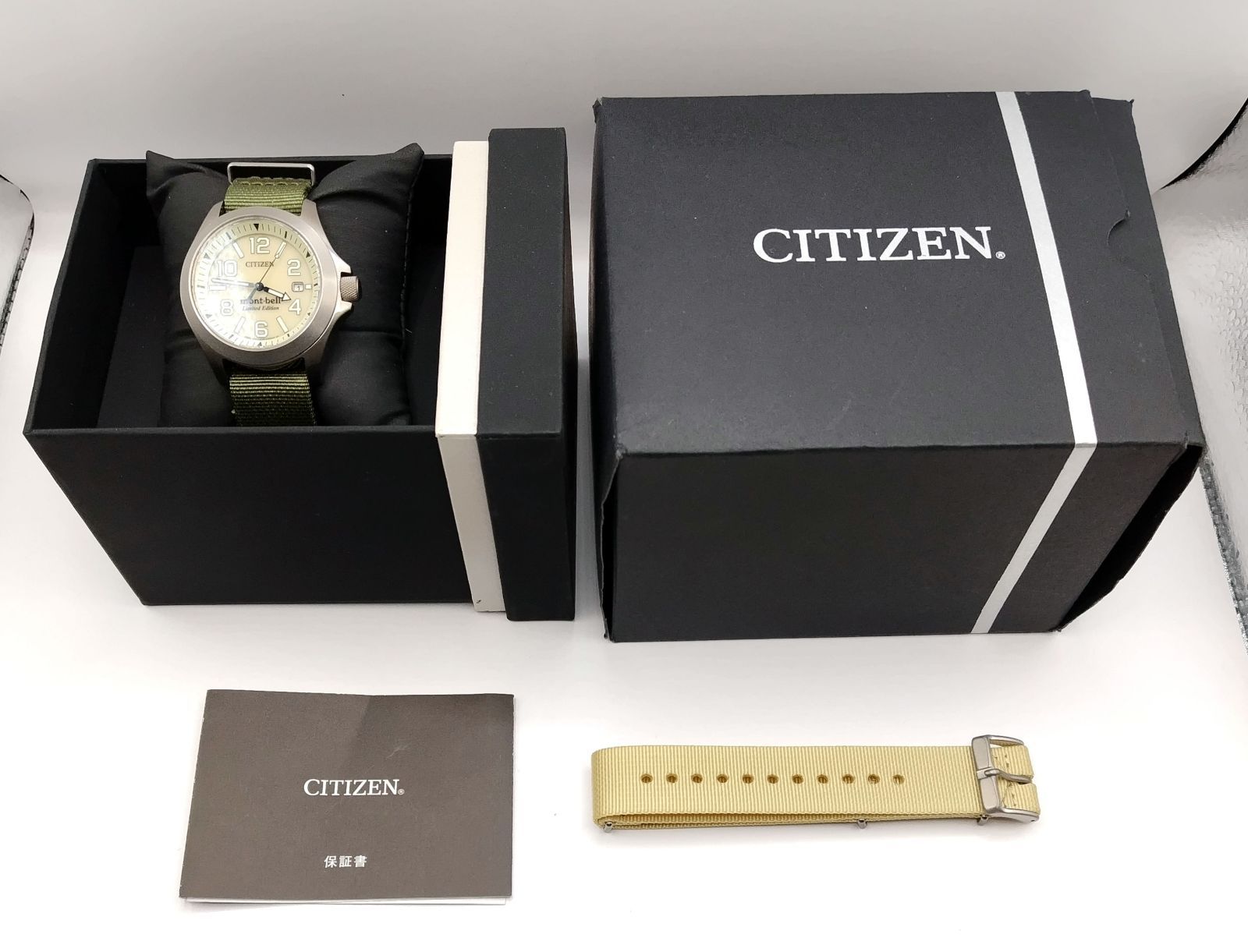 美品】CITIZEN シチズン mont-bell モンベル BN0111-38Y E168-S108543