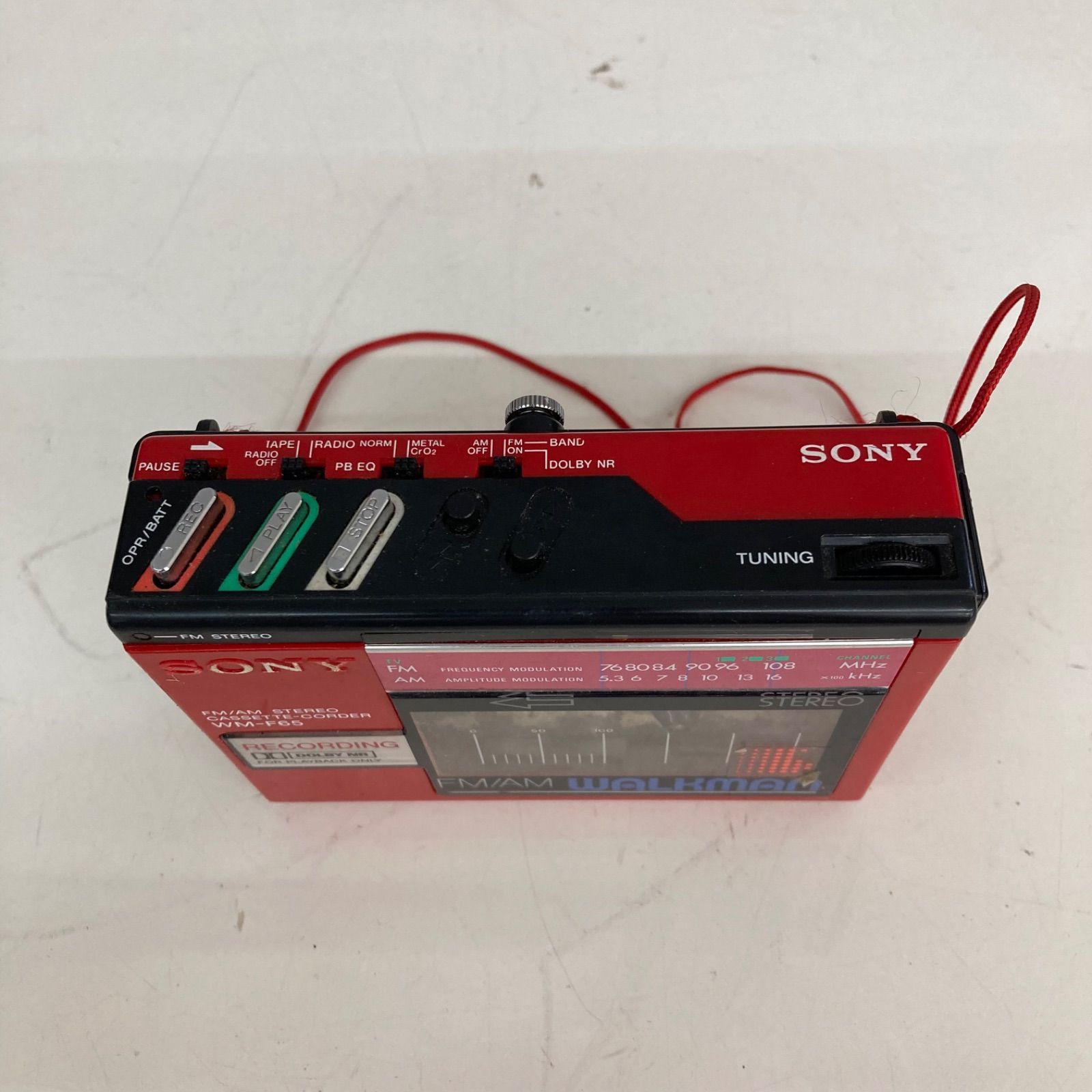 SONY ソニー ステレオカセットレコーダー WM-F65 レトロ ジャンク
