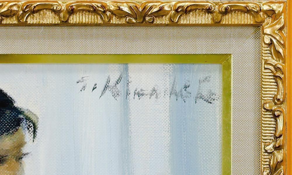 りんご 様◇物故作家・木下孝則◇日展評議員◇油彩F6号◇評価