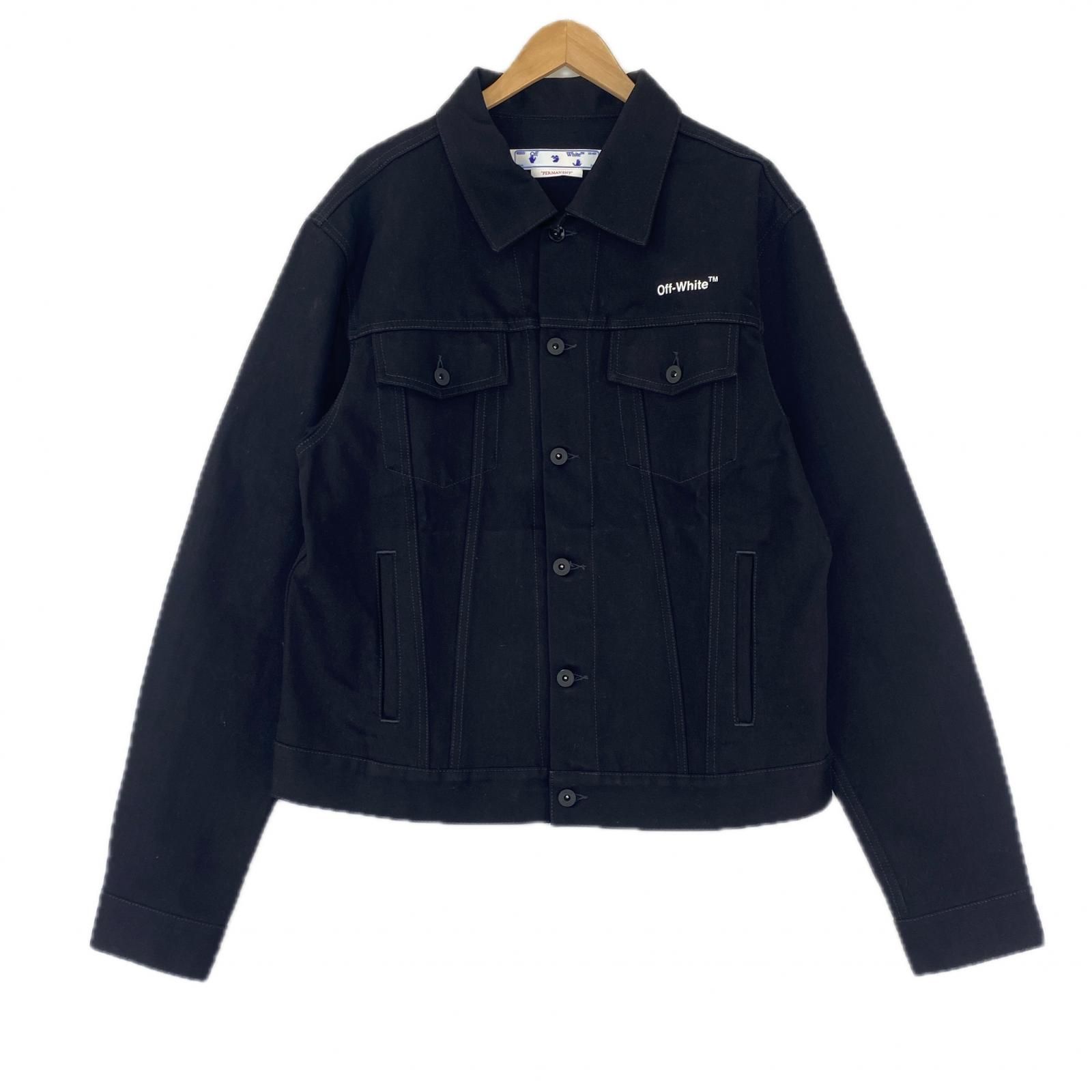 OFF-WHITE オフホワイト バックプリントデニムジャケット sizeL 
