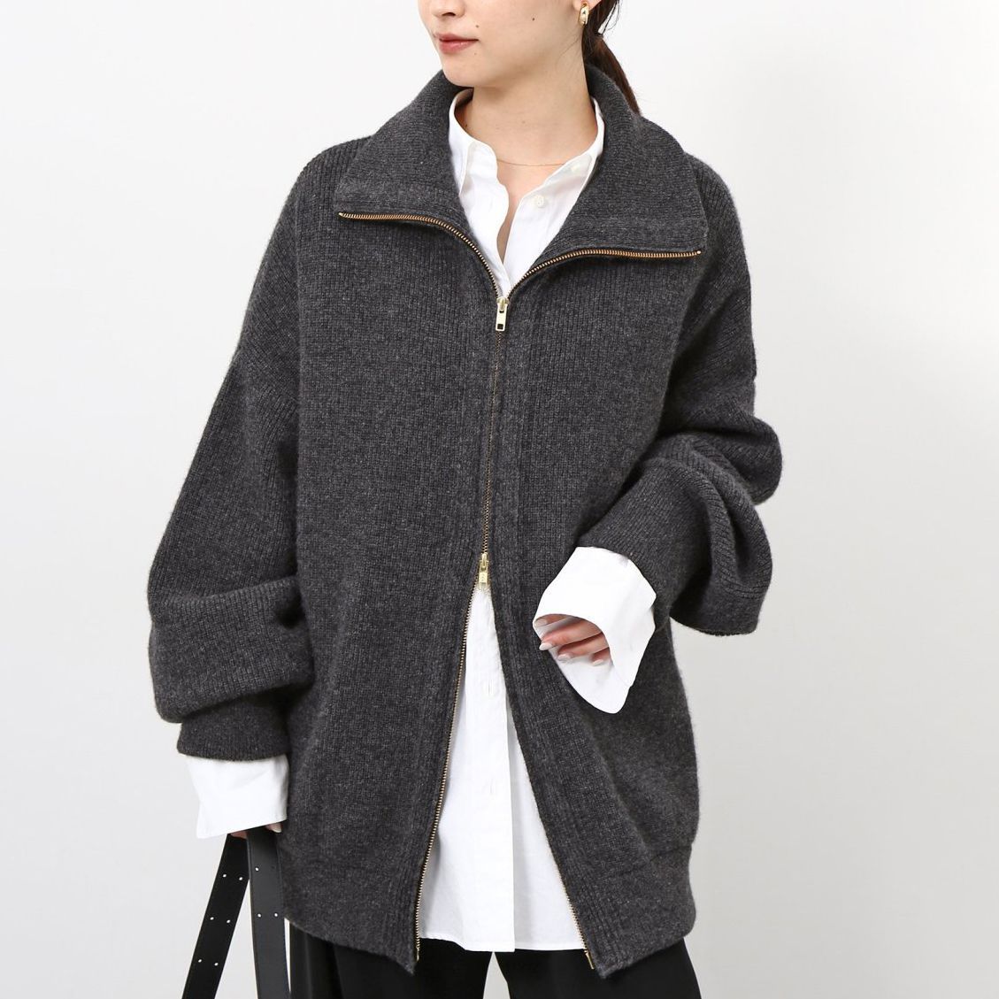 Deuxieme Classe (ドゥーズィエムクラス) OLBIA ロングジップ ブルゾン