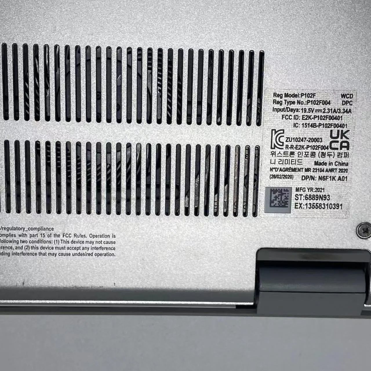 ジャンク】ゲーミングノートPC DELL Inspiron 5505 P102F AMD RYZEN 5 