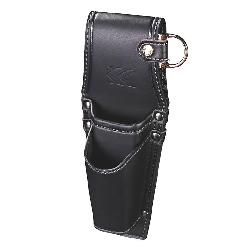 フジ矢 ニッパ 電ドラホルダー 黒金 LIGHT PU LEATHER SERIES AH 32 BG 1