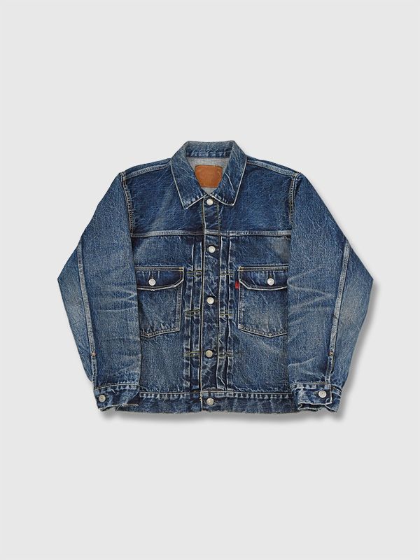 FULLCOUNT フルカウント デニム ジャケット メンズ レディース Gジャン 2nd モデル Fear Of The Dark エイジング加工 15.5oz Type 2 Denim Jacket 2050-2102