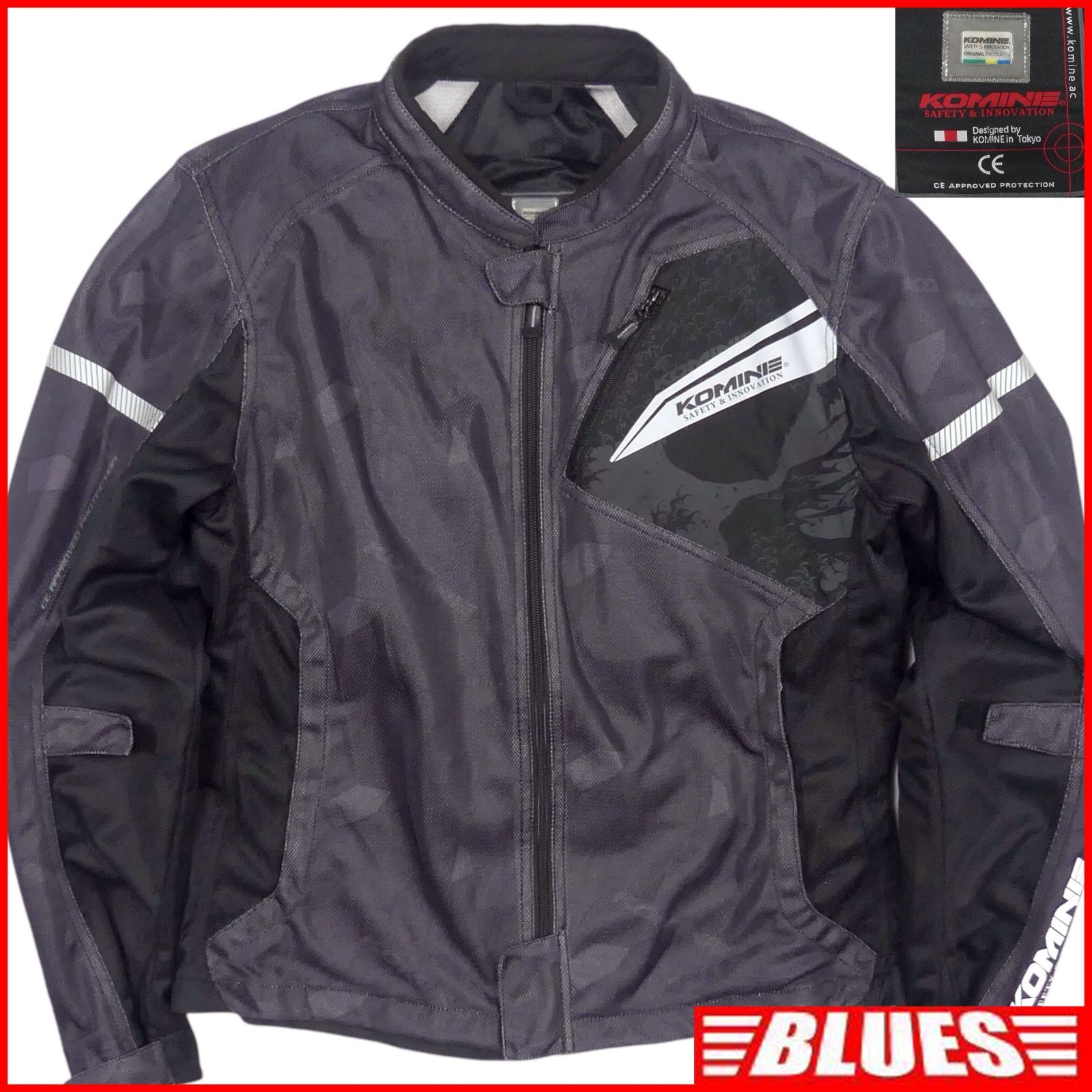 KOMINE コミネ レーシングジャケット ライダース 3XL バイク メッシュ メンズ メッシュ_ナイロンライダース_サイズXXXL一覧←SEULB屋着古← X7666
