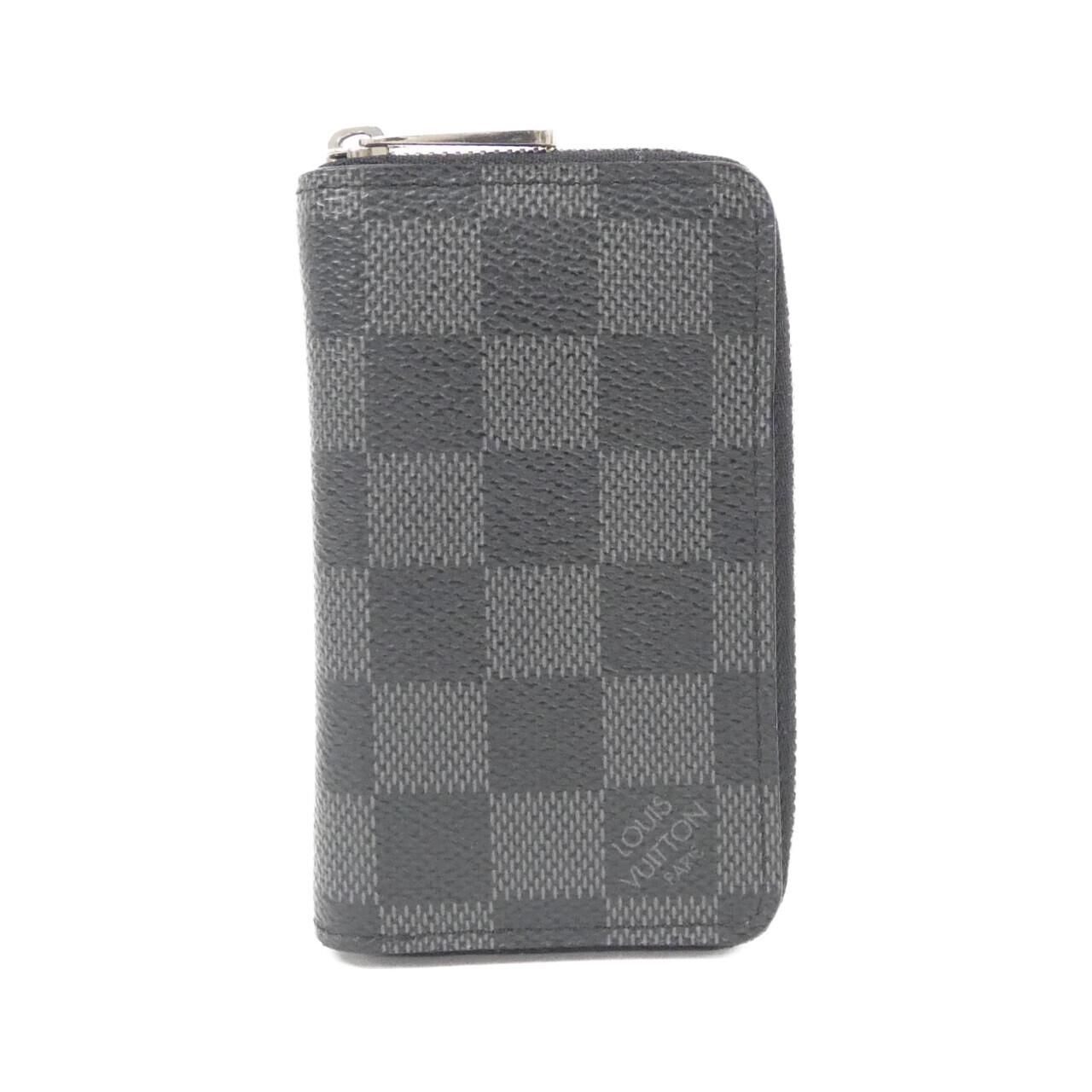 ルイヴィトン ダミエ グラフィット ジッピー コインパース N63076 コインケース