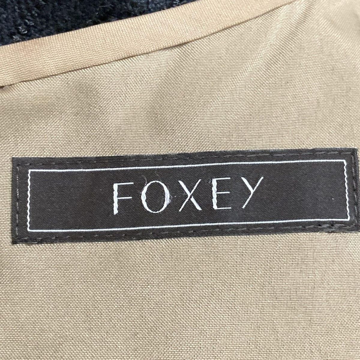FOXEY(フォクシー) ワンピース サイズ38 M レディース - 黒