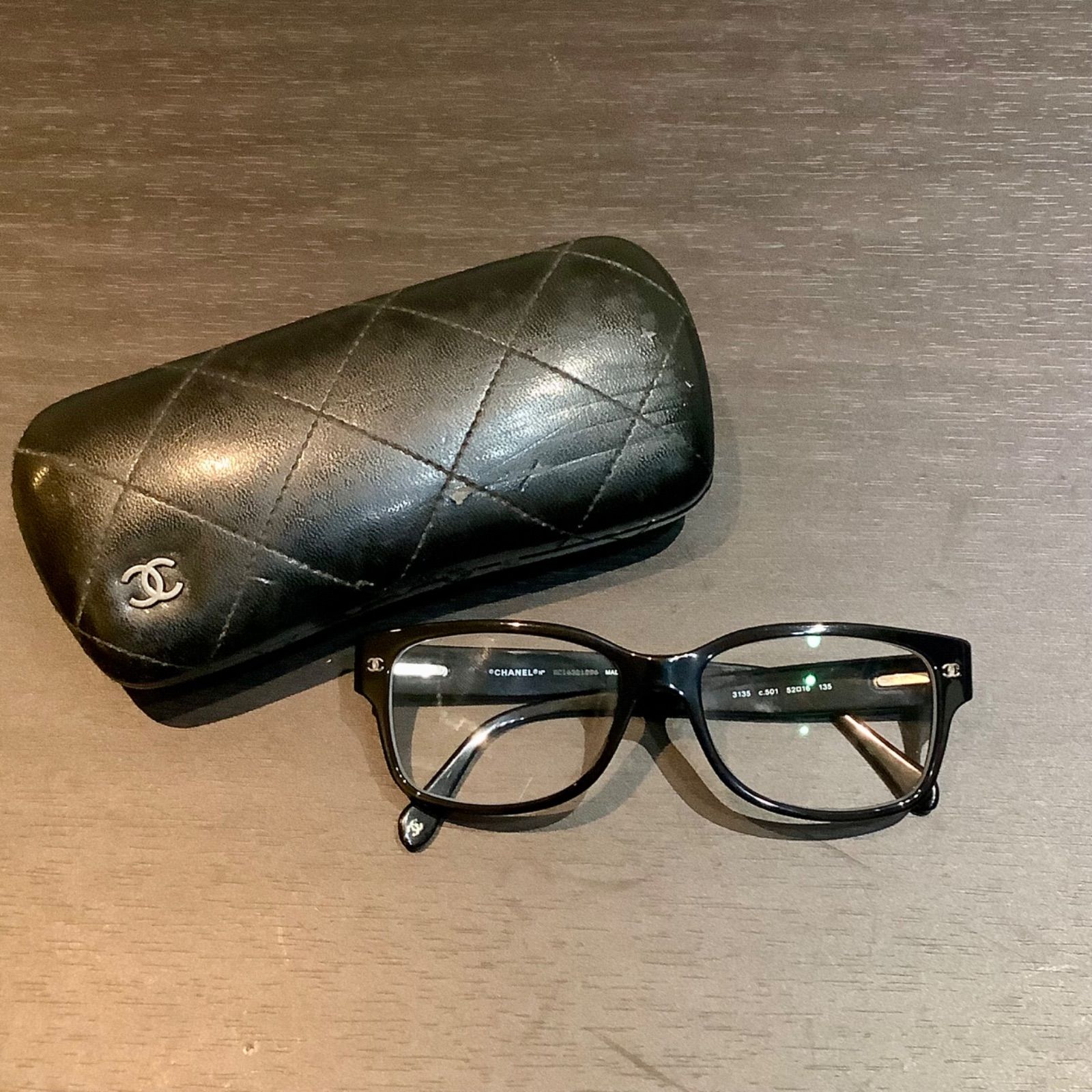 シャネル CHANEL ココマーク マトラッセ 眼鏡 メガネ めがね フレーム